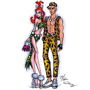Pebbles Flintstone costume as illustrated by the amazing Hayden Williams.